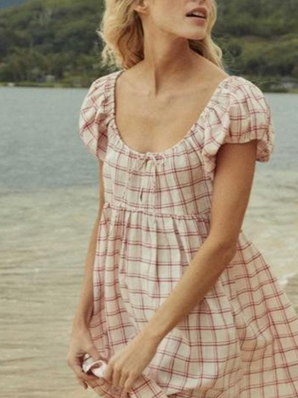 DÔEN Sarria dress in Atticus plaid
